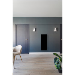 AENO AGH0002S Electric Convection Heater, 700W, 30 m², Mobile App, Ultra-Slim, Wi-Fi, Black