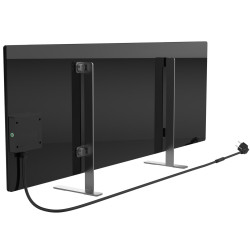 AENO AGH0002S Electric Convection Heater, 700W, 30 m², Mobile App, Ultra-Slim, Wi-Fi, Black