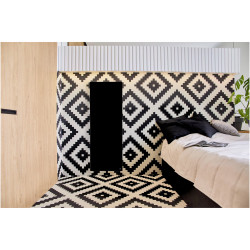 AENO AGH0002S Electric Convection Heater, 700W, 30 m², Mobile App, Ultra-Slim, Wi-Fi, Black