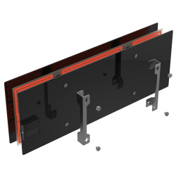 AENO AGH0002S Electric Convection Heater, 700W, 30 m², Mobile App, Ultra-Slim, Wi-Fi, Black