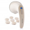Beautifly B-Skinn Body Handheld Anti-Cellulite Massager, 16W, 3600 rpm, 12 modes, 10 intensity levels, 8 attachments, LCD display, Beige