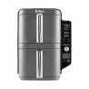 Ninja SL400EU Double Hot Air Fryer, 2470W, 9.5 L, 2 baskets, 6 programs, Max Crisp, Sync and Match functions, Gray