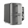 Ninja SL400EU Double Hot Air Fryer, 2470W, 9.5 L, 2 baskets, 6 programs, Max Crisp, Sync and Match functions, Gray