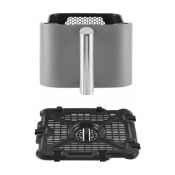 Ninja SL400EU Double Hot Air Fryer, 2470W, 9.5 L, 2 baskets, 6 programs, Max Crisp, Sync and Match functions, Gray