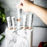 Klausberg KB 7769 Knife Set with Stand, 6 pieces, Ergonomic handles, Stainless steel, White marble
