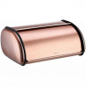 Kinghoff KH 1870 Bread Box, 44 cm, Lightweight and durable construction, Stainless steel, Rose gold