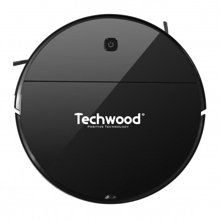 Ηλεκτρική σκούπα ρομπότ 2 σε 1 Techwood TAR-2036, 450 Pa, 350 ml, σφουγγαρίστρα, αυτονομία 90 λεπτά, μαύρο.