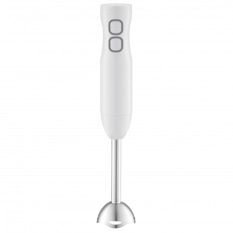 Rosberg R51112MS Hand Blender, 400W, 2 speeds, Stainless steel attachment, White