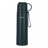 Rosberg R52010F Thermos, 500 ml, Cup Lid, Stainless Steel, Black