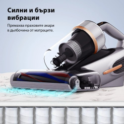 Aspirator acarieni JIMMY BX7 Pro Max, 700W, 0,5 l, 16 kPa, Sterilizare prin incalzire 65°C / UV, Ioni negativi, Filtrare 6 trepte, Gri