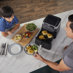 Ninja Max Pro AF180EU Hot Air Fryer, 2000W, 6.2 L, 1.2 kg, 40–240°C, 6 Programs, Black