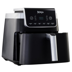Ninja Max Pro AF180EU Hot Air Fryer, 2000W, 6.2 L, 1.2 kg, 40–240°C, 6 Programs, Black