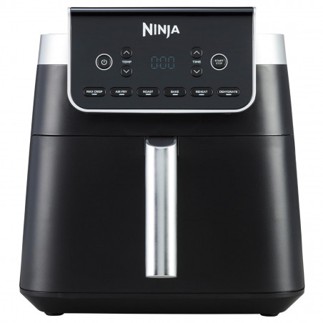 Ninja Max Pro AF180EU Hot Air Fryer, 2000W, 6.2 L, 1.2 kg, 40–240°C, 6 Programs, Black