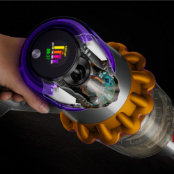 Dyson V15 Detect Absolute Upright Vacuum Cleaner, 660W, 0.76 L, 60-minute runtime, Sensors, 3 modes, LCD, Gray