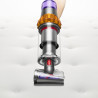 Вертикална прахосмукачка Dyson V15 Detect Аbsolute, 660W, 0.76 л, 60 мин автономия, Сензори, 3 режима, LCD, Сив