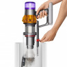 Aspirator vertical Dyson V15 Detect Abseolute, 660W, 0.76 l, 60 min autonomie, Senzori, 3 moduri, LCD, Gri