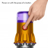 Aspirator vertical Dyson V12 Origin, 130W, 0.35 l, 60 min autonomie, Senzori,