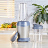 Petra NutriMax Blender, 6 blades, 1000W, 1-liter jar, BPA-free, Gray/Blue