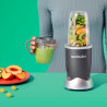 Блендер Nutribullet NB606DG, 600W, 700мл/500мл, 5 остриета, Разбиване на лед, Сив