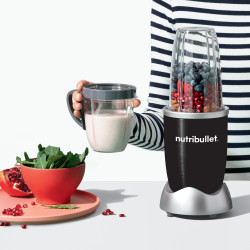Nutribullet NB606B Blender, 600W, 500/700 ml, 20,000 rpm, Ice Crushing, BPA-Free, Black