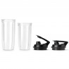 Blender Nutribullet NB1206DGCC, 1200W, 900 ml, 1 viteză + Puls, Butoane tactile, Fara BPA, Gri/Argintiu