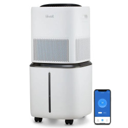 Umidificator de aer Levoit Superior 6000S, Pana la 279 m², SMART, Aromaterapie, 30 W, 22,7 L, 3 niveluri, Telecomanda, Alb