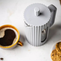 Френска преса за кафе/чай Klausberg KB 7752, 1 л, Ненагряващ се корпус, Стъкло, Сив