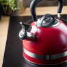 Βραστήρας με σφυρίχτρα Kinghoff KH 1853, 1,8 l, Επαγωγή, Θερμομονωμένη λαβή, Κόκκινο