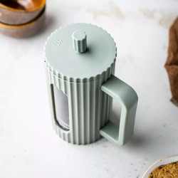 Klausberg KB 7750, 0,6 l, nem melegedő test, üveg, menta, francia kávé/tea presszó