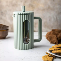 Klausberg KB 7750 French Press for Coffee/Tea, 0.6 L, Heat-Resistant Body, Glass, Mint