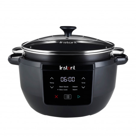 Slow Cooker Instant Pot Superior 140612801, 800W, 7,1l, Έως 10 μερίδες, 4 προγράμματα, Keep warm, Μαύρο