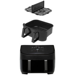 Instant Pot Vortex Plus Versazone 140115101 Hot Air Fryer, 1700W, 2 independent cooking zones, 8.5L, 35–205°C, 6 programs, Black