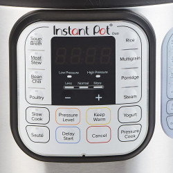 Multicooker Instant Pot DUO 6 112018201, 1000W, 5.7L, 13 programe, 7 functii, Sistem de siguranta, Argintiu/Negru