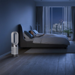 Пречиствател на въздух и нагревател Dyson Purifier Hot+Cool HP10 Gen1, До 30 м3, 40W, HEPA, Въртене на 350 градуса, 10 скорости, Таймер, Бял