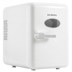 Мини хладилник KUMTEL HMFR-01 WHITE, 42W, Подвижен рафт, 6 Кена, Бял