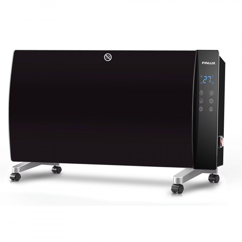 Finlux FCH-3080 BGLS Convector Heater, 2000W, LED, Wi-Fi, Remote Control, IP24, Black