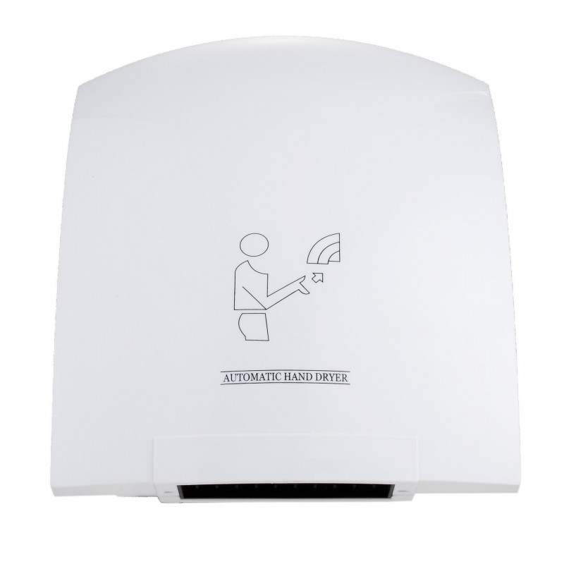 Uscator pentru maini Crown CHD-1800 PH, 1800W, Senzor infrarosu, Alb