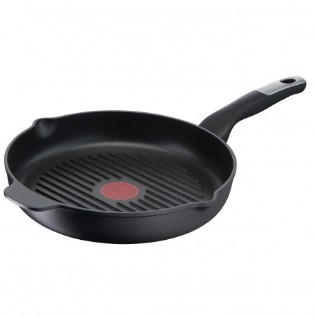 Грил тиган Tefal E2294074 GRILP 26 RND IC G6 UNLIMITED CA, 26 см, Thermo-Signal & Fusion, Без PFOA, Индукция, Черен
