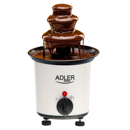 Adler AD 4487 Chocolate Fountain, 30W, 200ml, 80°C, LED Indicator, White