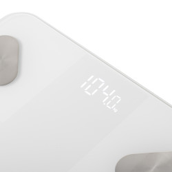 Kantar Adler AD 8186, SMART Tuya, up to 180 kg, LED display, 3 x AAA batteries, white