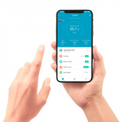 Kantar Adler AD 8186, SMART Tuya, up to 180 kg, LED display, 3 x AAA batteries, white