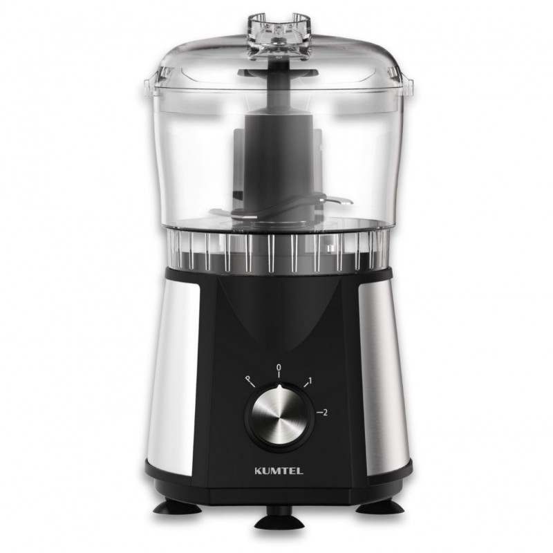 Procesor de alimente 3in1 Kumtel HFP-02, 350W, Blender, Chopper, Rendezvous, 500ml, 2 viteze, fără BPA, Inox / negru