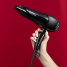 Сешоар Remington MyStylist D2000, 1900W, 2 настройки топлина/скорост, Керамична решетка, Хладна струя, Черен