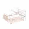 Rosberg R53000P Dish Rack, 2 tiers, Holder for cutlery and plates, Beige