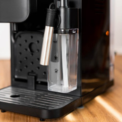 Eszpresszógép kapszulákhoz és őrölt kávéhoz 8in1 Oliver Voltz OV51171I5, Tejrendszer, 20 bar/1350W, Fekete