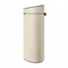 Brabantia Touch Bin New 1005543 Trash Can, 40 L, Smooth and Silent Opening, Large Opening, Beige