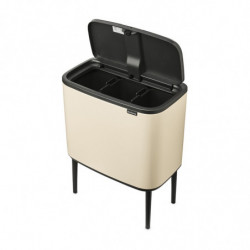 Кош за смет Brabantia Bo Touch 3x11L, Soft Beige