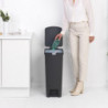 Кош за смет с педал Brabantia StepUp 40L, Dark Grey