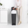 Кош за смет с педал Brabantia StepUp 40L, Dark Grey