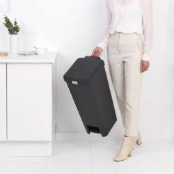 Кош за смет с педал Brabantia StepUp 40L, Dark Grey